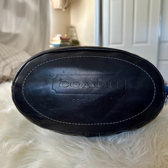 Coach Legacy 11423 EXCELLENT XL Bleeker Tattersall Leather Vintage Bag Duffle - Picture 2 of 14